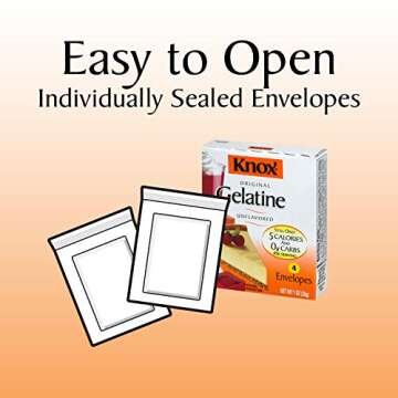 Knox Unflavored Gelatin (4 Envelopes)