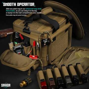 Savior Tactical Triple Pistol Carrying Case with Sleeves
