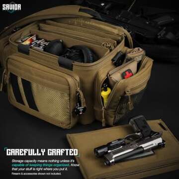 Savior Tactical Triple Pistol Carrying Case with Sleeves
