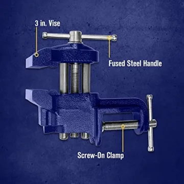 IRWIN Clamp-On Vise, Portable Tool for DIY Projects