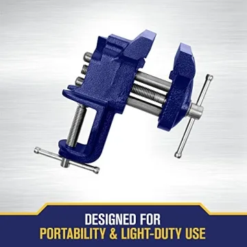 IRWIN Clamp-On Vise, Portable Tool for DIY Projects