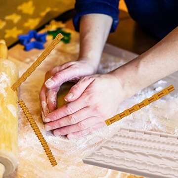 Pearl Rope Silicone Fondant Mold, Vintage Scroll Relief Chocolate Mold for Birthday Wedding Cake Decoration Candy Sugar Craft Gum Paste Pie Crust Resin