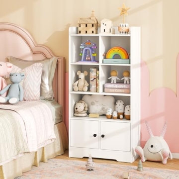 Costzon Kids Toy Storage Cabinet - 43.5" Tall Organizer