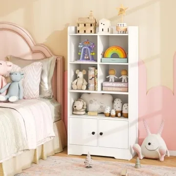 Costzon Kids Toy Storage Cabinet - 43.5" Tall Organizer