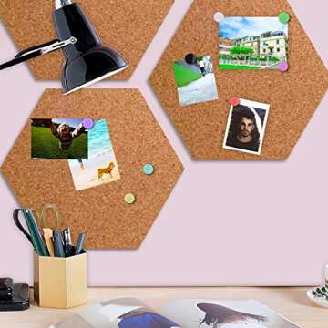 Yalis Colors Thumb Tacks 300-count, Colors Plastic Roundness Push Pins Decorative Tacks for Corkboard, 10 Assorted Colors