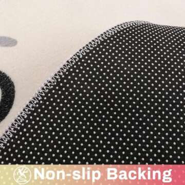 LIVEBOX Colorful Play Room Round Kids Rug for Nursery,ABC Rainbow Rug for Playroom, Small Circle Rug for Classroom, Washable Rugs Educational Alphabet Carpet for Boys Girls Dorm (40",Multi Color)