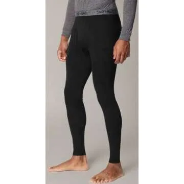 32 Degrees Men's Thermal Baselayer Pant Leggings - 2 Pack