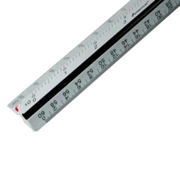 Staedtler 12-Inches Architect Triangular Scale (98718-31BK)