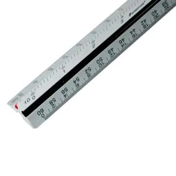 Staedtler 12-Inches Architect Triangular Scale (98718-31BK)