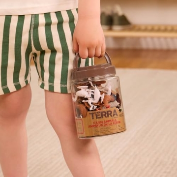 Terra by Battat 60 Mini Farm Animal Figures Educational Toy