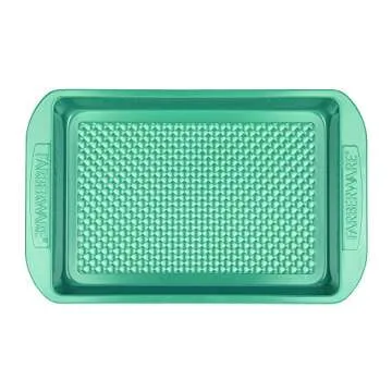 Farberware purECOok Hybrid Ceramic Nonstick Baking Pan / Nonstick Cake Pan, Rectangle - 9 Inch x 13 Inch, Blue