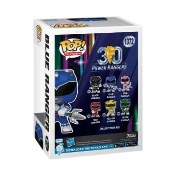 Funko POP! TV: Mighty Morphin Power Rangers 30th Anniversary - Blue Ranger - Power Rangers TV - Collectable Vinyl Figure - Gift Idea - Official Merchandise - for Kids & Adults - TV Fans