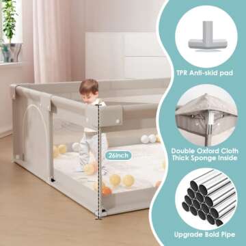 Compact Baby Playpen for Safe and Comfortable Play
