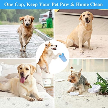 Portable Pet Grooming Brush & Paw Cleaner for Dogs