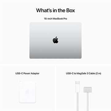 Apple 2023 MacBook Pro Laptop with Apple M2 Max chip with 12‑core CPU and 38‑core GPU: 16.2-inch Liquid Retina XDR Display, 32GB Unified Memory, 1TB SSD Storage. Works with iPhone/iPad; Silver