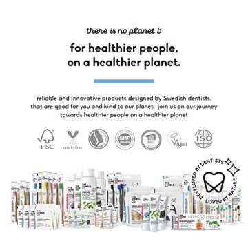 The Humble Co. Bamboo Toothbrushes (5pk) – Toothbrushes for Superior Oral Care, Dental Hygiene, and Gum Care, BPA Free (Kids Ultra Soft Bristles)