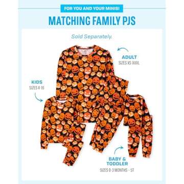 The Children's Place Matching Family Pajama Set - Snug Fit Cotton, Glow-in-the-Dark, 2T US