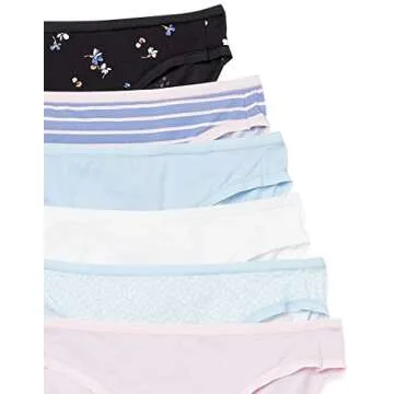 Amazon Essentials Women's Cotton Stretch Bikini Panty