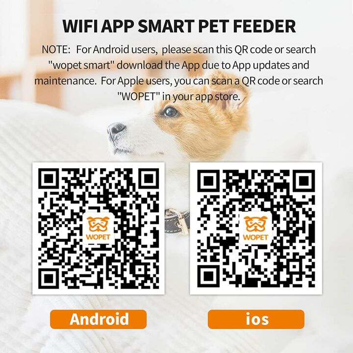 WOPET Smart Pet Camera with Treat Dispenser