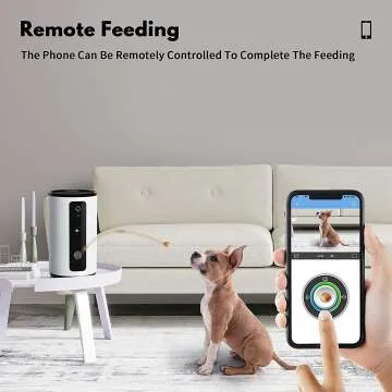 WOPET Smart Pet Camera with Treat Dispenser