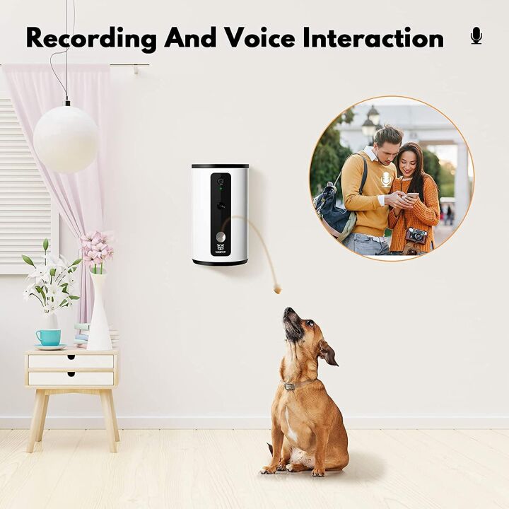 WOPET Smart Pet Camera with Treat Dispenser