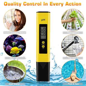 Portable Digital PH Meter for Accurate Water Testing