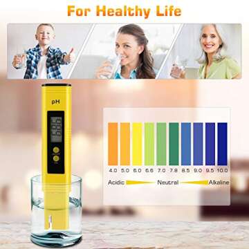 Portable Digital PH Meter for Accurate Water Testing