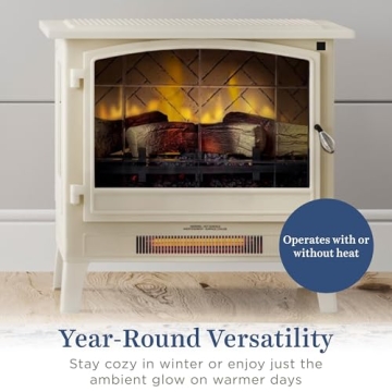 Cozy Country Living Electric Fireplace with Remote Control