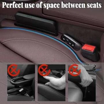 2PCS No Drop Seat Guard - Organize Your Car Efficiently