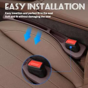 2PCS No Drop Seat Guard - Organize Your Car Efficiently