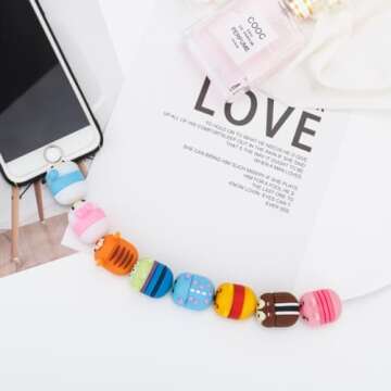 Axanbox 3D Cartoon Animal Cute Cable Protector Charger Cord Protector Charger Protector Charger Cord Saver for iPhone Charger for iPad (11PCS)