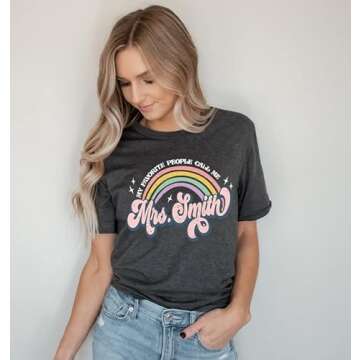 NAZENTI Personalized Teacher Shirts for Every Educator