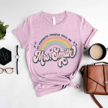 NAZENTI Personalized Teacher Shirts for Every Educator