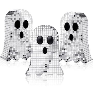 GlikCeil 3 Pcs Disco Ghost Decor for Halloween Fun