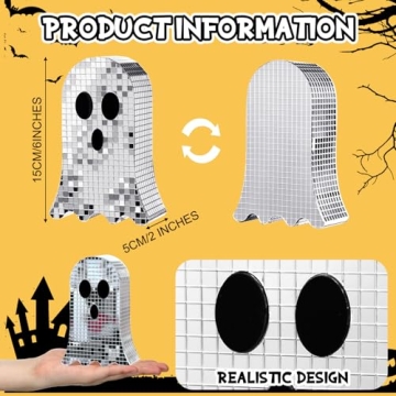 GlikCeil 3 Pcs Disco Ghost Decor for Halloween Fun