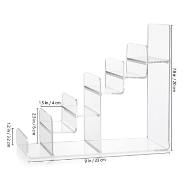 Cabilock 6-Tier Clear Display Stand for Wallets and More