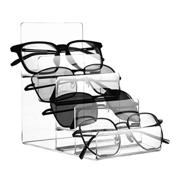 Cabilock 6-Tier Clear Display Stand for Wallets and More