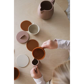 Marlowe & Co Silicone Tea Play Set for Kids - 12 Piece