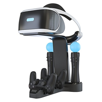 Skywin VR Charging Stand for PS4 Controllers and Display
