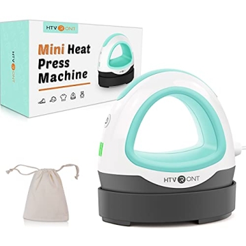 HTVRONT Mini Heat Press for Crafting and Personalizing