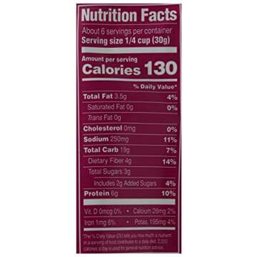 Saffron Road Korean BBQ Crunchy Chickpea Snack, 6oz - Gluten Free, Non-GMO, Halal, Kosher, Vegan