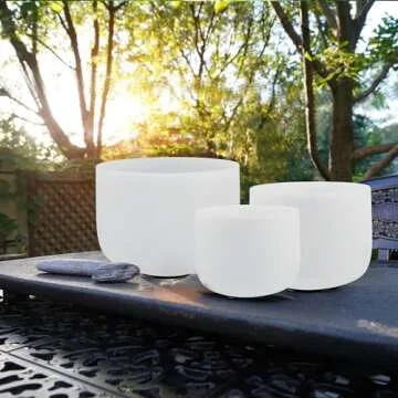 RYAN DVAN Crystal Singing Bowl Set for Chakra Healing