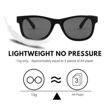 HXS Polarized Toddler Sunglasses for 2-4 Year Olds