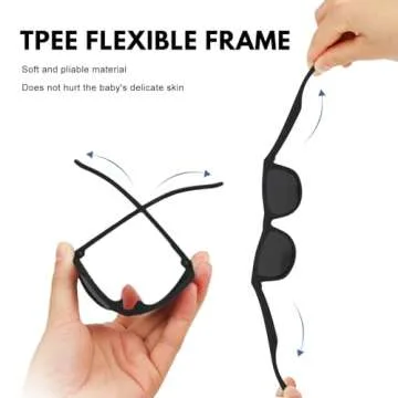 HXS Polarized Toddler Sunglasses for 2-4 Year Olds