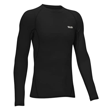 Warm TELALEO Long Sleeve Compression Shirt for Kids