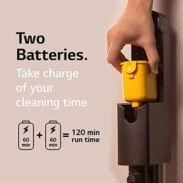 LG CordZero A927 Cordless Vacuum Cleaner with 2 Batteries