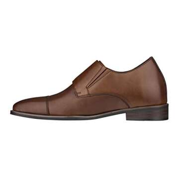 CALTO Elevator Shoes for Men - Stylish Premium Leather Loafers
