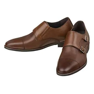 CALTO Elevator Shoes for Men - Stylish Premium Leather Loafers
