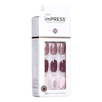 KISS imPRESS Press On Nails, Design 'Reset', Multicolor
