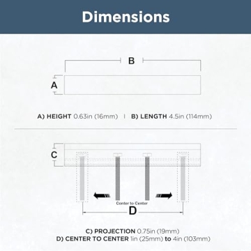 Franklin Brass Adjusta-Pull Cabinet Handles 1" to 4"